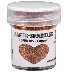 Wow! Earth Sparkles Glitter - jauhe sävy Copper, biohajoava