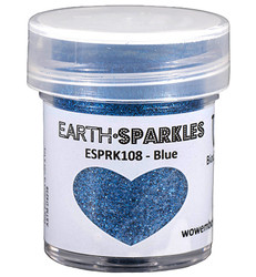 Wow! Earth Sparkles Glitter - jauhe sävy Blue, biohajoava
