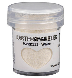 Wow! Earth Sparkles Glitter - jauhe sävy White, biohajoava