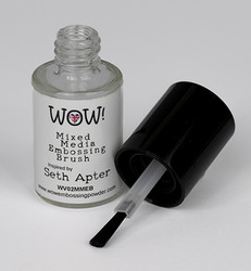 Wow! Mixed Media Embossing Fluid Brush by Seth Apter
