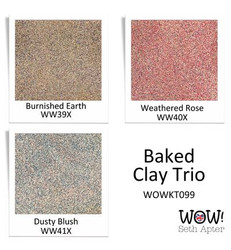 Wow! Embossing Powders -kohojauhesetti Baked Clay by Seth Apter