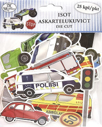Askartelukuvio, Ajoneuvot, 25 kpl