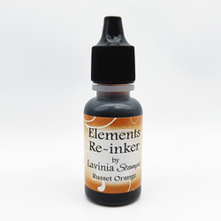 Lavinia Elements Premium Dye Ink -täyttöpullo, sävy Russet Orange