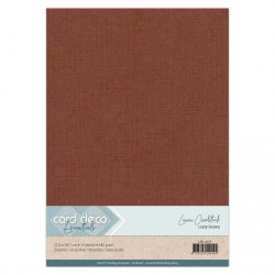 Card Deco kartonkipakkaus, A4, Rusty Brown, 10 kpl