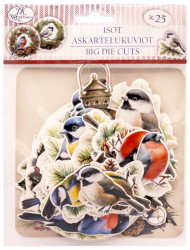 Primeco Isot askartelukuviot Joululinnut 25 kpl