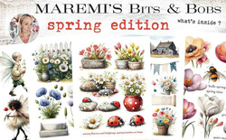 Maremi's Small Art Bits & Bobs -kirjanen Spring Edition