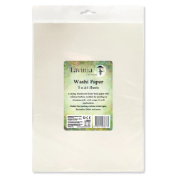 Lavinia Stamps A4 Washi -paperi, 5 arkkia