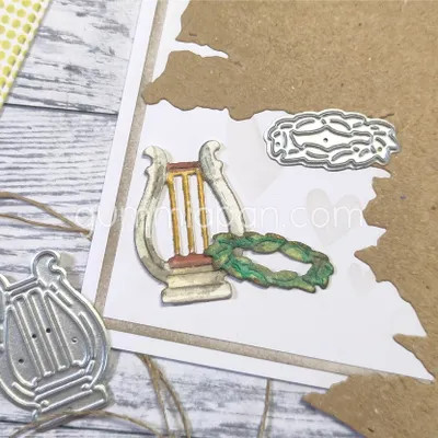 Gummiapan stanssi Harp and Laurels