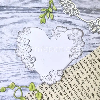 Gummiapan stanssi Butterfly Heart