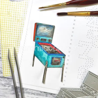 Gummiapan stanssi Pinball Machine