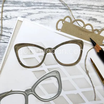 Gummiapan stanssi Glasses