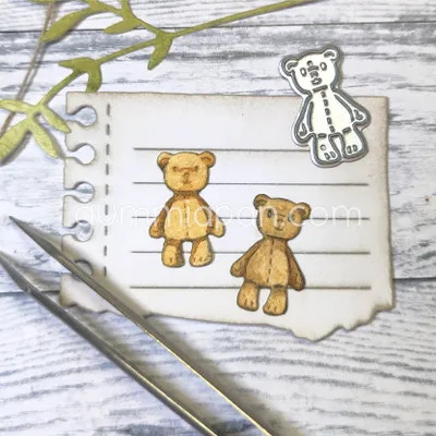 Gummiapan stanssi Smaller Teddy Bear