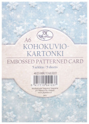 Primeco Kohokuviokartonki A6 Hiutaleet 5 ark