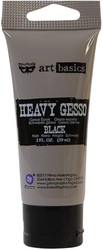 Finnabair Art Basics Heavy Gesso, musta, 59 ml