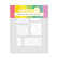 Waffle Flower sapluuna Postage Collage Coloring