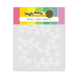 Waffle Flower sapluuna Winter Lights