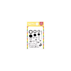 Waffle Flower leimasin Postage Collage Mini Seals
