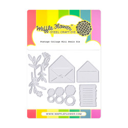 Waffle Flower stanssi Postage Collage Mini Seals