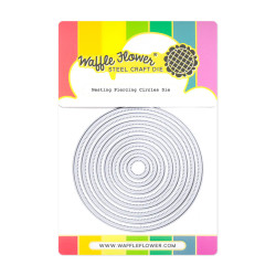 Waffle Flower stanssi Nesting Piercing Circles