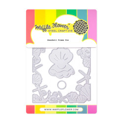 Waffle Flower stanssi Seashell Frame