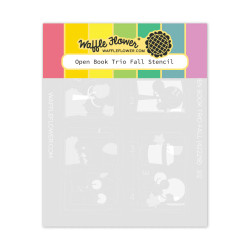 Waffle Flower sapluuna Open Book Trio Fall