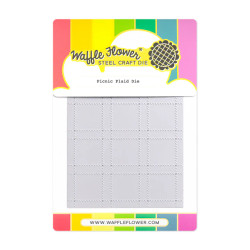 Waffle Flower stanssi Picnic Plaid