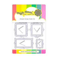 Waffle Flower stanssi Postage Collage Frames 