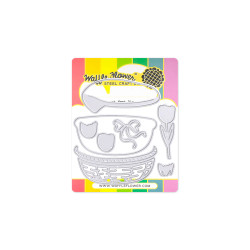 Waffle Flower stanssi Basketful Base