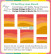 Waffle Flower sapluuna Postage Collage A6 Wavy Lines