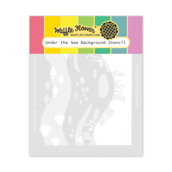 Waffle Flower sapluuna Under the Sea Background