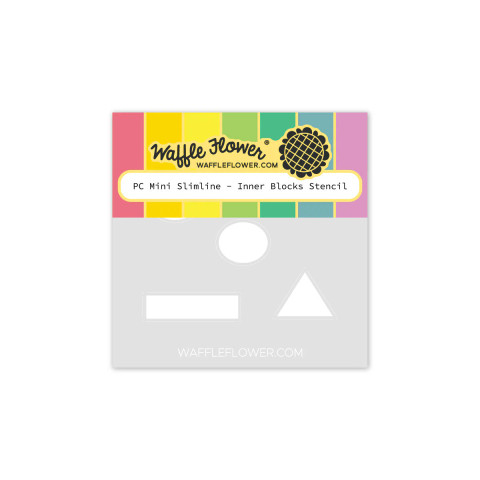 Waffle Flower sapluuna Postage Collage Mini Slimline Inner Blocks