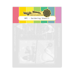 Waffle Flower sapluuna Nesting Postage Collage Gardening