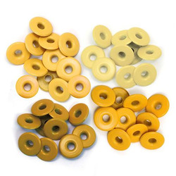 We R Eyelets Wide, sirkat, 40 kpl, keltainen