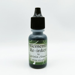 Lavinia Elements Premium Dye Ink -täyttöpullo, sävy Pixie Green