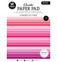 Studio Light Unicolor -paperipakkaus Shades of Pink, A5