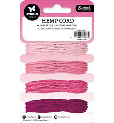 Studio Light Hemp Cord Shades of Pink, hamppunaru, pinkki