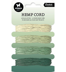 Studio Light Hemp Cord Shades of Green, hamppunaru, vihreä