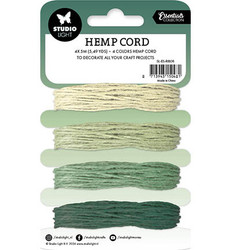 Studio Light Hemp Cord Shades of Green, hamppunaru, vihreä