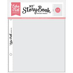 Echo Park My Story Book Pocket Pages -taskut, 10 kpl