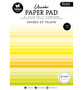 Studio Light Unicolor -paperipakkaus Shades of Yellow, A5
