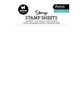 Studio Light Storage Case Stamp Sheet A6+ -levyt leimasimille, 10 kpl