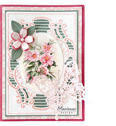 Marianne Design leikekuvat Pink Flowers