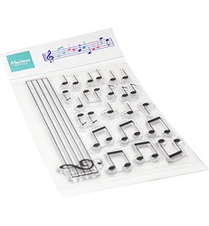 Marianne Design leimasin Musical Notes