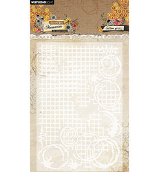 Studio Light Sweet Bee Memories kohokuviointikansio Coffee Grid