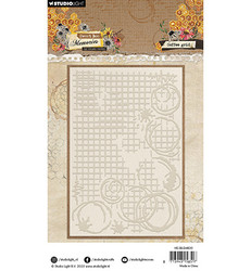 Studio Light Sweet Bee Memories kohokuviointikansio Coffee Grid