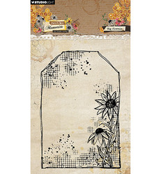 Studio Light Sweet Bee Memories leimasin Tag Florals