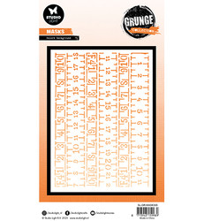 Studio Light Grunge Collection -sapluuna, Rulers Background