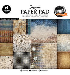 Studio Light paperipakkaus Grunge Background Papers, 8