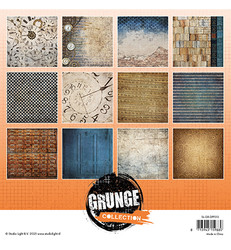 Studio Light paperipakkaus Grunge Background Papers, 8