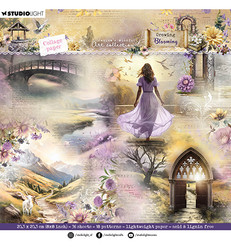 Studio Light Collage Paper -paperipakkaus Growing & Blooming, 8